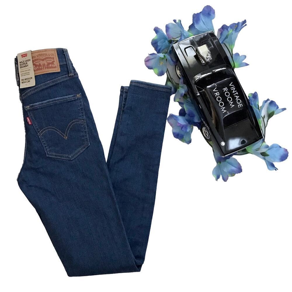 Levi's NWT Mile High Super Skinny Jeans Women 00/24